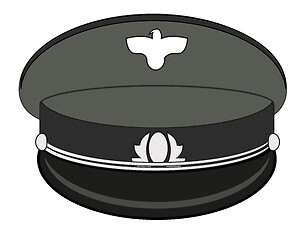 Image showing Service cap of the officer to german army