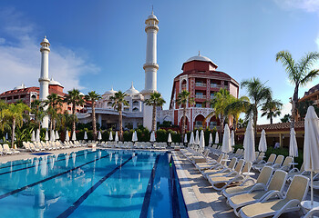 Image showing Luxury mediterranean hotel in Antalya