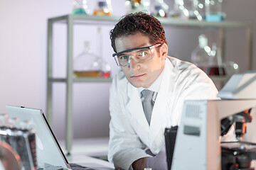 Image showing Portrait of a helth care professional in laboratory.