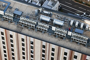 Image showing Many Air-conditioner Exterior Units