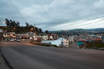 Image showing Street view in El Tambo, Ecuador