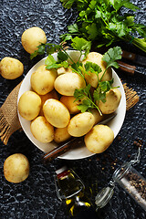 Image showing raw potato