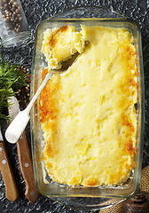 Image showing baked mashed potato