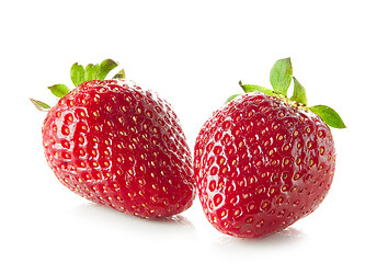 Image showing fresh ripe strawberries