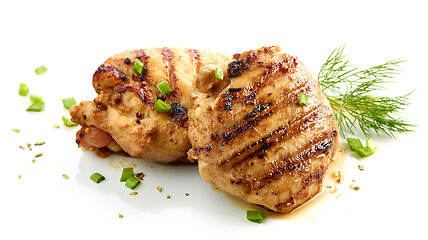 Image showing grilled chicken meat