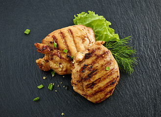 Image showing grilled chicken meat