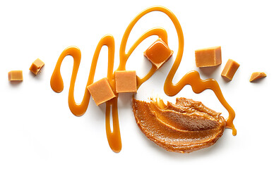 Image showing composition of caramel candies