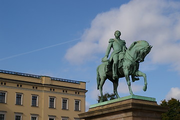 Image showing King Karl Johan in Oslo