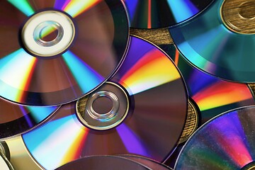 Image showing CD shiny background