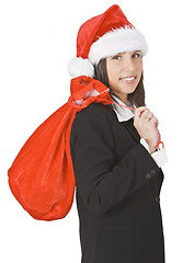 Image showing Christmas girl