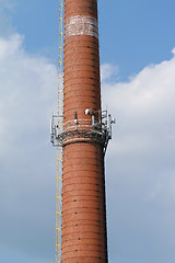 Image showing Aerials on chimney