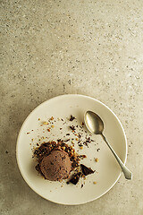 Image showing Chocolate ice cream