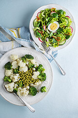 Image showing Salad vegetable dishes