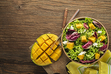 Image showing Salad mango fruit