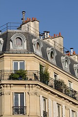 Image showing Top of an ancient building