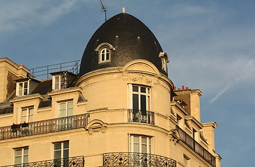 Image showing Top of an ancient building