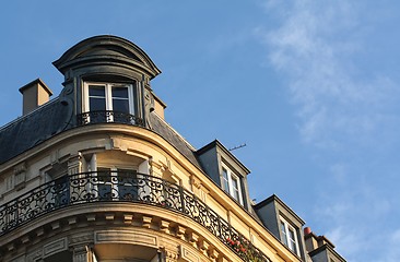 Image showing Top of an ancient building