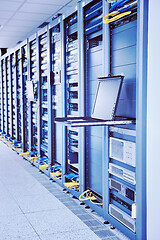 Image showing network server room