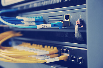 Image showing network server room
