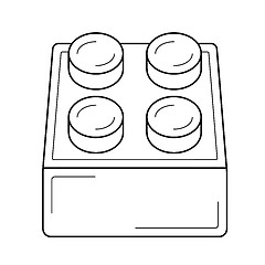 Image showing Module line icon.