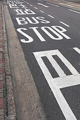 Image showing Bus Stop Hong Kong