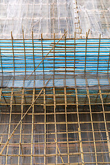 Image showing Bamboo Scaffolding Net
