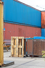 Image showing Stacked Containers