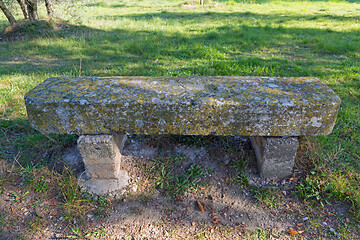 Image showing Stone Bench