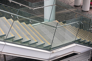 Image showing Glass Staircase