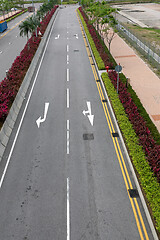 Image showing Two Lane Street