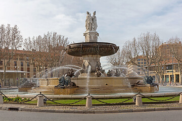 Image showing Fontaine de la Rotonde Aix