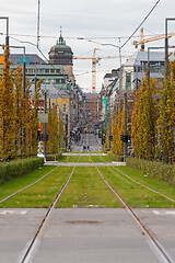 Image showing Tram Rails Oslo