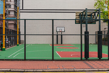 Image showing Basketball Field