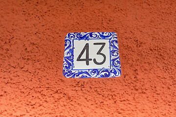 Image showing House Number 43