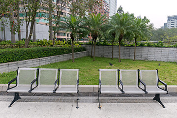 Image showing Empty Bench Park