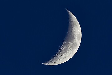 Image showing Moon detailed closeup