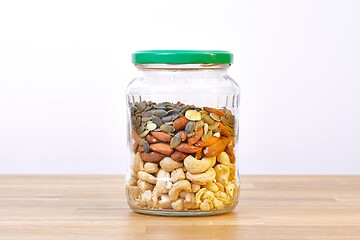 Image showing Mix of nuts and seeds