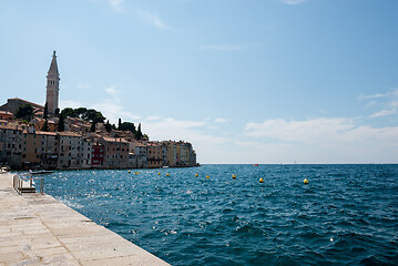 Image showing View to the city Rovinj