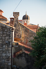 Image showing Roofs and walls shoot of typical buildings