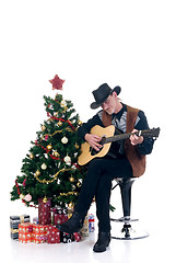 Image showing Christmas cowboy