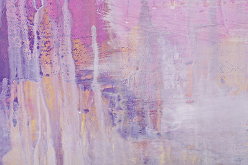 Image showing Abstract painting pink and puprle shades colorful texture. 