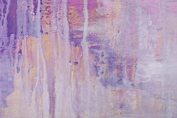 Image showing Abstract painting pink and puprle shades colorful texture.