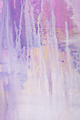 Image showing Abstract painting pink and puprle shades colorful texture.