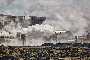 Image showing Geothermal power plant
