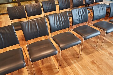 Image showing Rows of Chairs