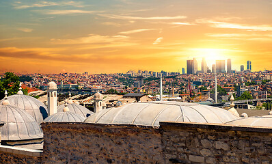 Image showing Domes of Suleymaniye