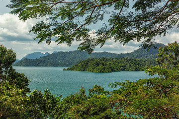 Image showing Cheow Lan Lake in southern Thailand