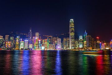 Image showing Hong Kong at night