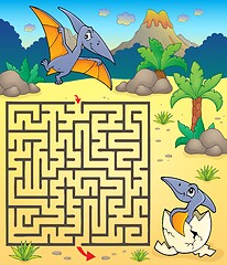 Image showing Maze 3 with pterodactyls