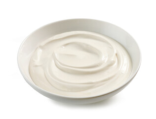 Image showing bowl of yogurt or sour cream